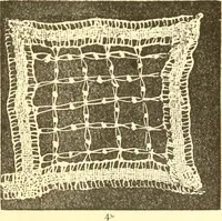 An illustration from Easy lessons for lace makers : fancy stitches illustrated showing clearly how to make all modern laces (1901)