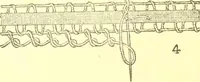 An illustration from Easy lessons for lace makers : fancy stitches illustrated showing clearly how to make all modern laces (1901)