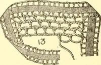 Picture 9 of 55 from Easy lessons for lace makers : fancy stitches illustrated showing clearly how to make all modern laces (1901), leaf 7