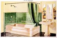 An illustration from Easy steps in painting : how to enamel, how to paint a house, how to varnish and other facts : the A. Wilhelm Company, paints, varnishes, lacquers, enamels. (1930)