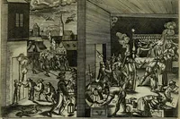 Picture 38 of 40 from Ecclesiae anglicanae trophæa, siue, Sanctor martyrum, qui pro Christo catholicæq fidei veritate asserenda : antiquo recentioriq persecutionum tempore, mortem in Anglia subierunt, passiones, Romæ in Collegio Anglico (1584), leaf 78