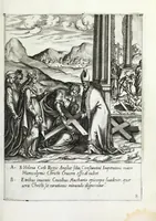 An illustration from Ecclesiae anglicanae trophæa, siue, Sanctor̄ martyrum, qui pro Christo catholicæq̀ fidei veritate asserenda : antiquo recentioriq̀ persecutionum tempore, mortem in Anglia subierunt, passiones, Romæ in Collegio Anglico (1584)