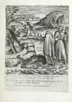 An illustration from Ecclesiae anglicanae trophæa, siue, Sanctor̄ martyrum, qui pro Christo catholicæq̀ fidei veritate asserenda : antiquo recentioriq̀ persecutionum tempore, mortem in Anglia subierunt, passiones, Romæ in Collegio Anglico (1584)