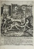 An illustration from Ecclesiae anglicanae trophæa, siue, Sanctor̄ martyrum, qui pro Christo catholicæq̀ fidei veritate asserenda : antiquo recentioriq̀ persecutionum tempore, mortem in Anglia subierunt, passiones, Romæ in Collegio Anglico (1602)