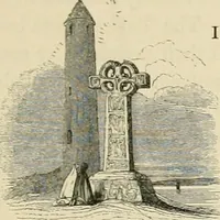 An illustration from The ecclesiastical architecture of Ireland, anterior to the Anglo-Norman invasion; comprising an essay on the origin and uses of the round towers of Ireland, which obtained the gold medal and prize of the Royal Irish Academy (1845)