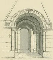 An illustration from The ecclesiastical architecture of Ireland, anterior to the Anglo-Norman invasion; comprising an essay on the origin and uses of the round towers of Ireland, which obtained the gold medal and prize of the Royal Irish Academy (1845)