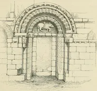 An illustration from The ecclesiastical architecture of Ireland, anterior to the Anglo-Norman invasion; comprising an essay on the origin and uses of the round towers of Ireland, which obtained the gold medal and prize of the Royal Irish Academy (1845)