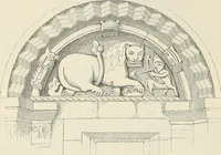 An illustration from The ecclesiastical architecture of Ireland, anterior to the Anglo-Norman invasion; comprising an essay on the origin and uses of the round towers of Ireland, which obtained the gold medal and prize of the Royal Irish Academy (1845)