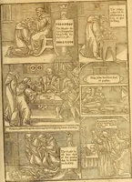 An illustration from The Ecclesiasticall historie : containing the Acts and monuments of martyrs, with a generall discourse of these later persecutions, horrible troubles and tumults, stirred up by Romish prelates in the Church: with divers other things incident, especially to this Realme of England and Scotland, as partly also to all other forraigne nations appertaining, from the time of Q. Maries entring upon the Crowne, to the reigne of our late gracious Soveraigne, Q. Elizabeth of blessed memorie (1641)
