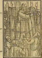 Picture 19 of 56 from The Ecclesiasticall historie : containing the Acts and monuments of martyrs, with a generall discourse of these later persecutions, horrible troubles and tumults, stirred up by Romish prelates in the Church: with divers other things incident, especially to this Realme of England and Scotland, as partly also to all other forraigne nations appertaining, from the time of Q. Maries entring upon the Crowne, to the reigne of our late gracious Soveraigne, Q. Elizabeth of blessed memorie (1641), leaf 216