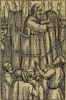Picture 32 of 56 from The Ecclesiasticall historie : containing the Acts and monuments of martyrs, with a generall discourse of these later persecutions, horrible troubles and tumults, stirred up by Romish prelates in the Church: with divers other things incident, especially to this Realme of England and Scotland, as partly also to all other forraigne nations appertaining, from the time of Q. Maries entring upon the Crowne, to the reigne of our late gracious Soveraigne, Q. Elizabeth of blessed memorie (1641), leaf 381