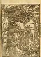 An illustration from The Ecclesiasticall historie : containing the Acts and monuments of martyrs, with a generall discourse of these later persecutions, horrible troubles and tumults, stirred up by Romish prelates in the Church: with divers other things incident, especially to this Realme of England and Scotland, as partly also to all other forraigne nations appertaining, from the time of Q. Maries entring upon the Crowne, to the reigne of our late gracious Soveraigne, Q. Elizabeth of blessed memorie (1641)