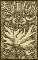 An illustration from The Ecclesiasticall historie : containing the Acts and monuments of martyrs, with a generall discourse of these later persecutions, horrible troubles and tumults, stirred up by Romish prelates in the Church: with divers other things incident, especially to this Realme of England and Scotland, as partly also to all other forraigne nations appertaining, from the time of Q. Maries entring upon the Crowne, to the reigne of our late gracious Soveraigne, Q. Elizabeth of blessed memorie (1641)