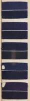 An illustration from Echte Färbungen auf Kammgarn = Fast shades on worsted yarn = Tientes solides sur fil de laine peignée. (1900)