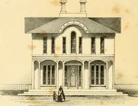 An illustration from The economy of church, parsonage and school architecture : adapted to small societies and rural districts (1856)