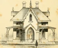 An illustration from The economy of church, parsonage and school architecture : adapted to small societies and rural districts (1856)