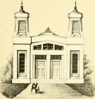 An illustration from The economy of church, parsonage and school architecture : adapted to small societies and rural districts (1856)