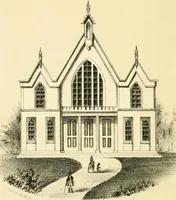 An illustration from The economy of church, parsonage and school architecture : adapted to small societies and rural districts (1856)