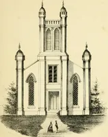 An illustration from The economy of church, parsonage and school architecture : adapted to small societies and rural districts (1856)