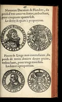 An illustration from Edict du roy, sur le reglement des monnoyes. (1635)