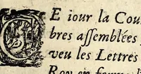 An illustration from Edict du roy, sur le reglement des monnoyes. (1635)
