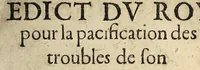 An illustration from Edict du roy, pour la pacification des troubles de son royaume : verifié en Parlement le 13. juin, 1616. (1616)