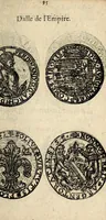 Picture 40 of 40 from Edict du roy portant nouvelle fabrication d'especes d'argent: augmentation du marc d'argent le roy, & des quarts d'escu, testons, & francs aux coins & armes de sa maiesté estans de leur juste poides: & continuation du cours des especes d'argent legers avec le remede des grains, jusques au dernier Mars prochain; & outre un droit de Seigneuriage sur les ouvrages d'Orfeurerie, & Tireurs d'or: Avec un nouvelle evaluation ... (1641), leaf 95