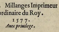 An illustration from Edict du Roy sur la pacification des trovbles de ce Royavme. (1577)