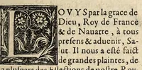 An illustration from Edict dv Roy, sur le reiglement & retrenchement des exempts des tailles. Auec l'arrest de verification d'iceluy en la Cour des aydes de Paris du 10. Decemb. 1614. (1615)