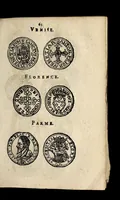 An illustration from Edict dv Roy portant novvelle fabrication d'especes d'argent: augmentation du marc d'argent le Roy, & des quarts d'eseu, testons, & francs aux coins & armes de sa Maiesté estans de leur iuste poids ... auec vne nouuelle eualuation ... (1646)