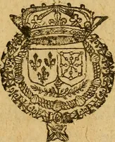 An illustration from Edict dv Roy, portant attribvtion en heredite aux Receueurs Generaux des Finances d'vn denier pour liure de taxation tant en exercise que hors iceluy, et suppression d l'Edict du mois de Decembre 1629.... : Verifié en la Chambre des comptes 10. iour de Feurier 1631 (1631)
