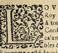An illustration from Edict dv Roy povr la pacification des troubles de son royaume. (1616)