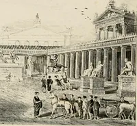 An illustration from Pompeiana : the topography, edifices, and ornaments of Pompeii (1875)