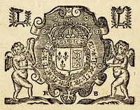 An illustration from Edit du roy, pour l'establissement de la Compagnie des Indes occidentalles [sic]. : Verifié en Parlement le vnziéme [sic] iour de iuillet 1664. Et en la Chambre des comptes le dernier iuillet 1664 (1664)