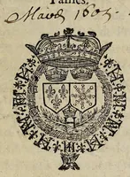 Picture 1 of 6 from Edit dv Roy, portant restablissement avx elevz de leurs qualitez, gages, droicts, & exemptions de tailles. (1606), leaf 5