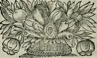 An illustration from Edits et reglemens pour la Communaute' des cent cinquante marchands privilegiez de cidre & poiré, en gros & en détail, de cette ville (1694)