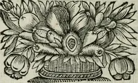 An illustration from Edits et reglemens pour la Communaute' des cent cinquante marchands privilegiez de cidre & poiré, en gros & en détail, de cette ville (1694)