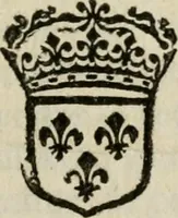 An illustration from Edits et reglemens pour la Communaute' des cent cinquante marchands privilegiez de cidre & poiré, en gros & en détail, de cette ville (1694)