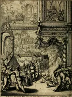 An illustration from Eduward Meltons, Engelsch edelmans, Zeldzaame en gedenkwaardige zee- en land-reizen; door Egypten, West-Indien, Perzien, Turkyen, Oost-Indien, en d'aangrenzende gewesten; (1681)