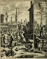 An illustration from Eduward Meltons, Engelsch edelmans, Zeldzaame en gedenkwaardige zee- en land-reizen; door Egypten, West-Indien, Perzien, Turkyen, Oost-Indien, en d'aangrenzende gewesten; (1681)