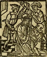An illustration from Een devote maniere om gheestelyck pelgrimagie te trecken tot den heylighen lande als te Jherusalem, Bethleem, ter Jordanen, etc. : met die rechte gheleghentheyt der heyligher plaetsen, so bescheelijck beschreuen al ost mense voor ooghen saghe (1563)