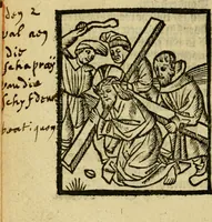 Picture 28 of 62 from Een devote maniere om gheestelyck pelgrimagie te trecken tot den heylighen lande als te Jherusalem, Bethleem, ter Jordanen, etc. : met die rechte gheleghentheyt der heyligher plaetsen, so bescheelijck beschreuen al ost mense voor ooghen saghe (1563), leaf 221