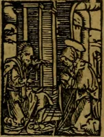 An illustration from Een devote maniere om gheestelyck pelgrimagie te trecken tot den heylighen lande als te Jherusalem, Bethleem, ter Jordanen, etc. : met die rechte gheleghentheyt der heyligher plaetsen, so bescheelijck beschreuen al ost mense voor ooghen saghe (1563)