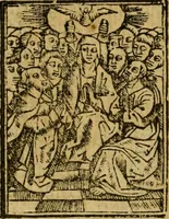 An illustration from Een devote maniere om gheestelyck pelgrimagie te trecken tot den heylighen lande als te Jherusalem, Bethleem, ter Jordanen, etc. : met die rechte gheleghentheyt der heyligher plaetsen, so bescheelijck beschreuen al ost mense voor ooghen saghe (1563)