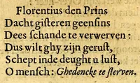 Picture 16 of 20 from Eerlycke tytkorting, bestaende in verscheyde rymen (1634), leaf 388