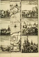 An illustration from Eerste[-derde] schip-vaert der Hollanderen nae de Oost-Indien door de Waygats, by - Noorden Noorweghen, Moscovien ende Tartarien: zijnde verrijckt met een beschryvinge veeler aengrenfende landen, noyt in eenige voorige (1648)