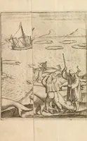 An illustration from Eerste[-derde] schip-vaert der Hollanderen nae de Oost-Indien door de Waygats, by - Noorden Noorweghen, Moscovien ende Tartarien: zijnde verrijckt met een beschryvinge veeler aengrenfende landen, noyt in eenige voorige (1648)