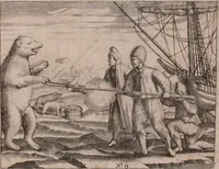 Picture 15 of 23 from Eerste[-derde] schip-vaert der Hollanderen nae de Oost-Indien door de Waygats, by - Noorden Noorweghen, Moscovien ende Tartarien: zijnde verrijckt met een beschryvinge veeler aengrenfende landen, noyt in eenige voorige (1648), leaf 45
