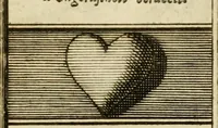 Picture 23 of 44 from Eeuwigduurende liefdes almanak : zinnebeeldig, volgens den algemeenen almanaks-trant, de wisselvalligheden der minnaeren, die in alle liefde-jaeren voorvallen, aenwyzende (1721), leaf 50