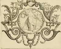 An illustration from Eeuwigduurende liefdes almanak : zinnebeeldig, volgens den algemeenen almanaks-trant, de wisselvalligheden der minnaeren, die in alle liefde-jaeren voorvallen, aenwyzende (1721)